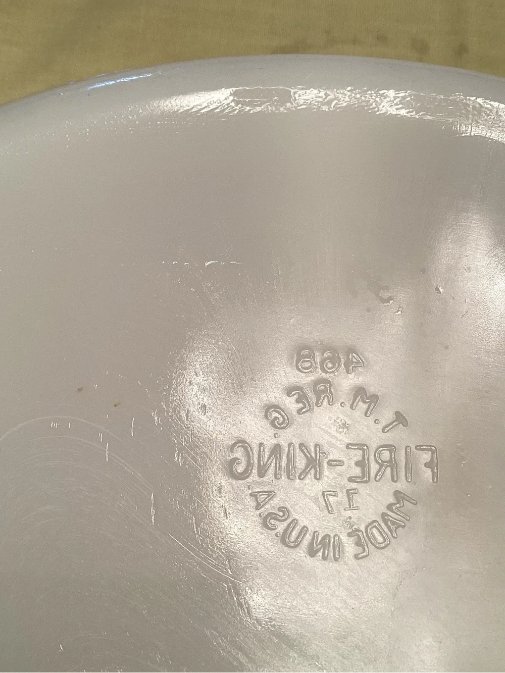 Fire King White Divided Baking Dish